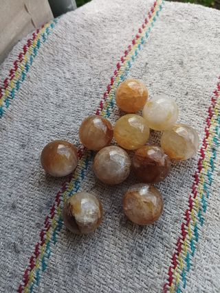 10 sfere minerali quarzo ematoide 30 mm