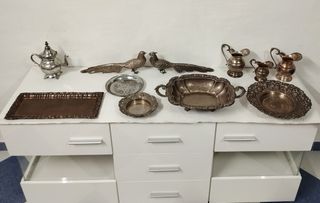 JARRAS ANTIGUAS DE METAL