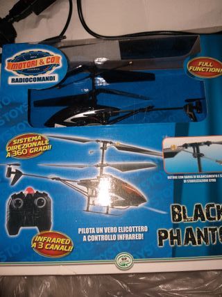 elicottero radiocomandato black phantom infrared a