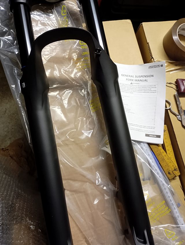 Forcella MTB 29 nuova canotto conico misura 1.8