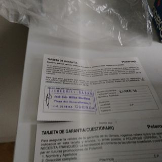 Cámara de fotos Polaroid 636 closeup