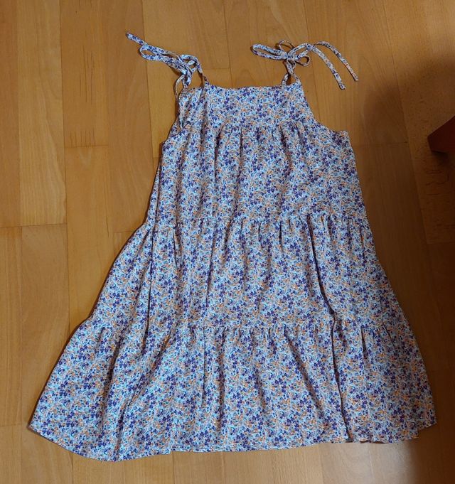 Vestido floral tirantes lazo Shein