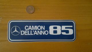 MERCEDES-BENZ 'CAMION DELL' ANNO 85' adesivo