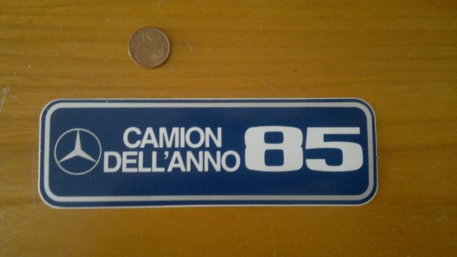 MERCEDES-BENZ 'CAMION DELL' ANNO 85' adesivo