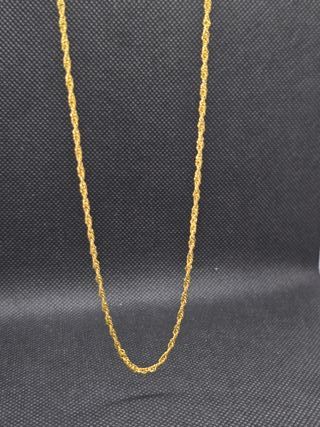 Cadena de Oro 18K, Singapur, 4.69gr, 51cm