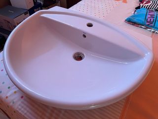 Pedestal y lavabo victoria 65cm