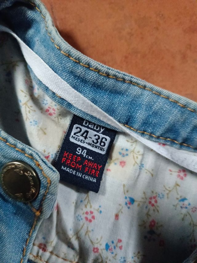 Conjunto vaquero niña