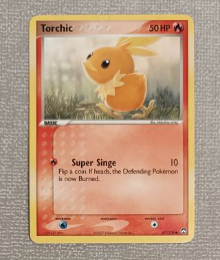 Pack cartas Pokémon Torchic - Combusken