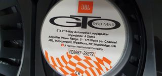 2 altavoces JBL 175w GTO 963 MkII