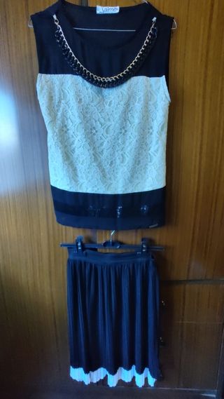 vestito da donna in 2 pezzi 
