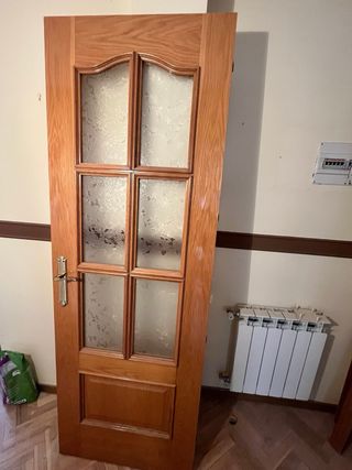 Puertas de madera con cercos incluidos