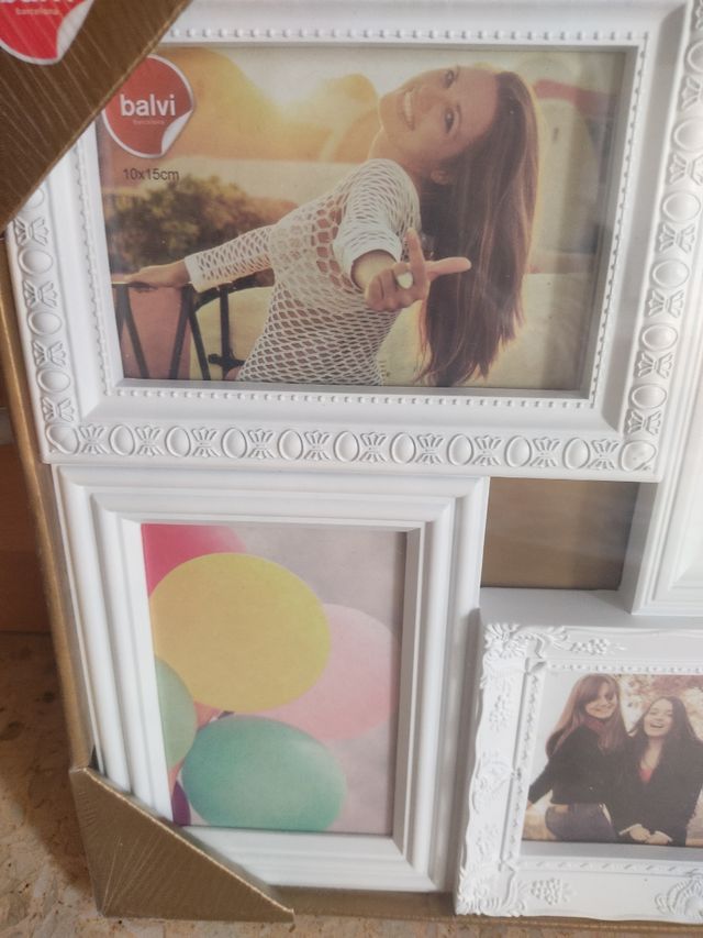 Marco para cuatro fotos