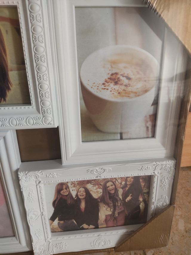 Marco para cuatro fotos