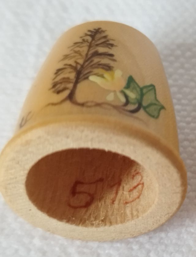 Dedal de madera de tulipán edición limitada