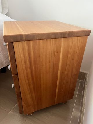 Set cabecero y mesitas de noche de madera roble 🇫🇷