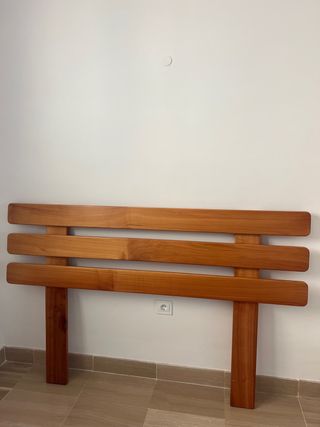 Set cabecero y mesitas de noche de madera roble 🇫🇷