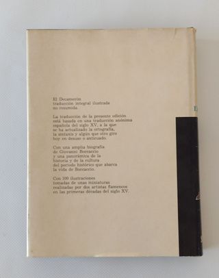 El decamerón, de Boccaccio (siglo XV)