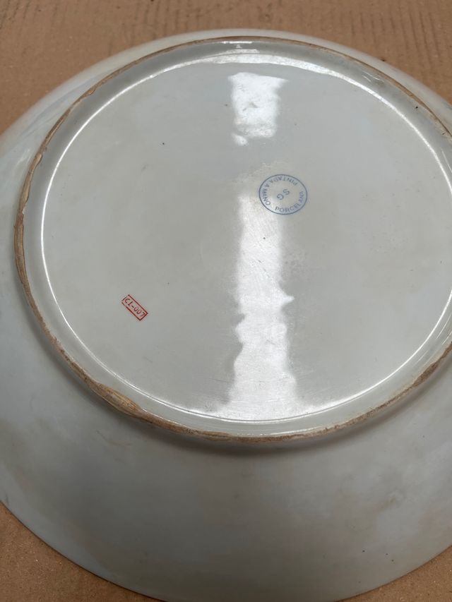 Ensaladera ceramica pintada a mano