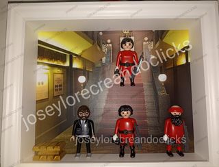 La casa de papel Playmobil cuadro