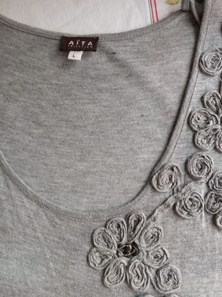 Vestido cuerpo gris