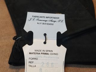 Guantes de ante sin forro