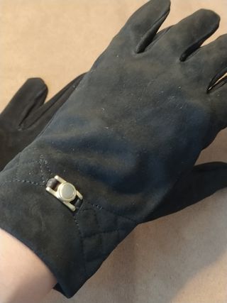 Guantes de ante sin forro