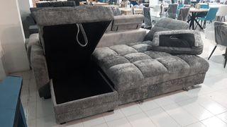 Oferta Online! Sofa Cama chaise longue con Arcon