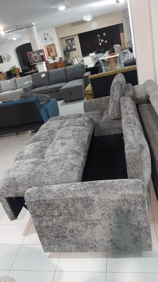 Oferta Online! Sofa Cama chaise longue con Arcon