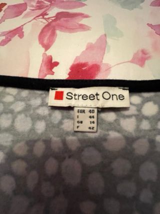 Camiseta mujer en tonos azules