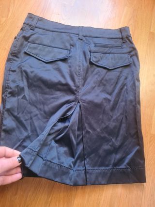 Mini gonna vita alta nera