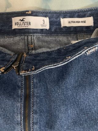 Falda vaquera de Hollister talla 3 EU S 
