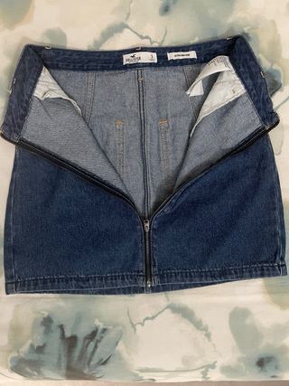 Falda vaquera de Hollister talla 3 EU S 