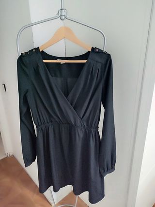 Vestido negro talla M de Blanco
