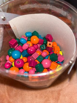 Kit de Pulseras y Collar  Gomas Fluorescentes