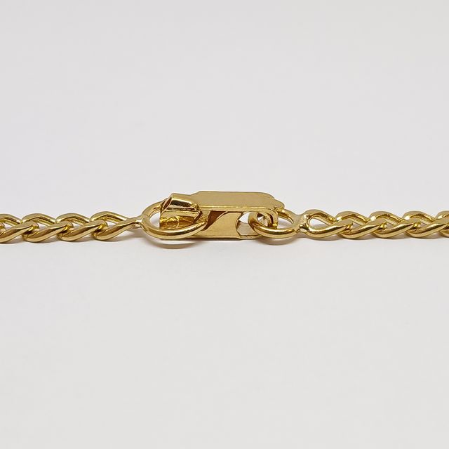 Cadena Oro Eslabón Combinado