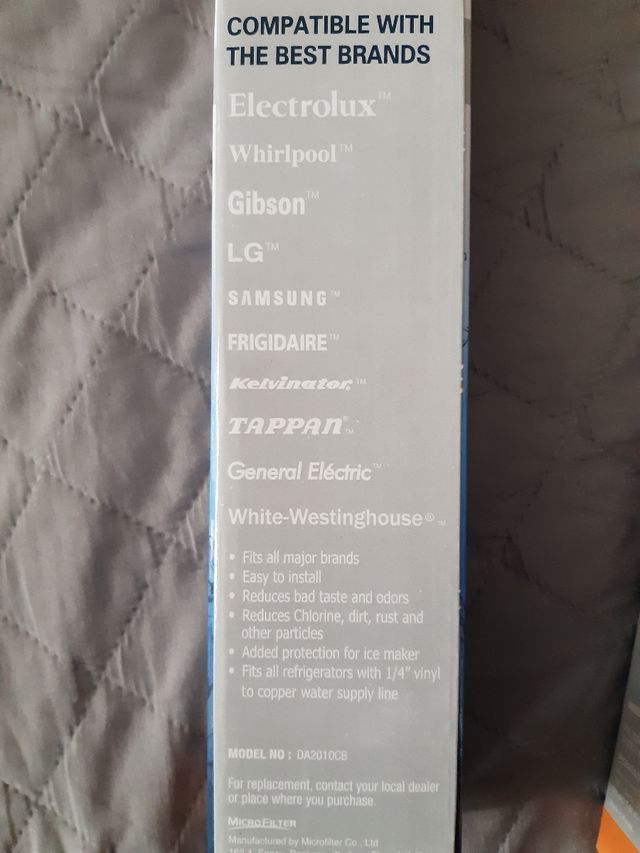 Filtro d'acqua per frigoriferi