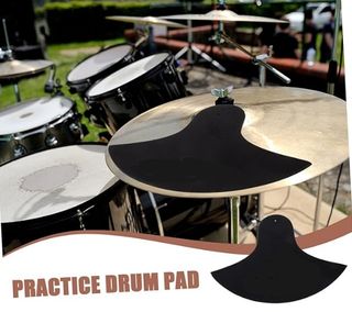 Pad para plato de batería y practicar sin sonido