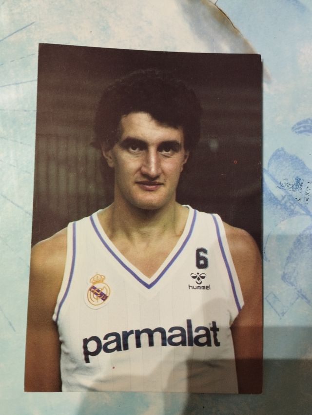 Postal Fernando Romay real Madrid