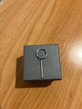 Pendientes de Aro con Bisagras de Acero Inoxidable