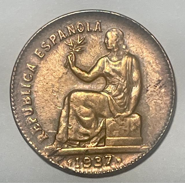 50 CENTIMOS REPUBLICA ESPAÑOLA AÑO 1937