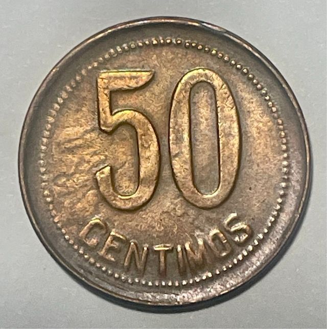 50 CENTIMOS REPUBLICA ESPAÑOLA AÑO 1937