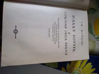 Libri Harry Potter saga completa edizione del 2001