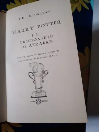 Libri Harry Potter saga completa edizione del 2001