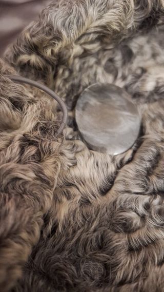 Giaccone vintage donna grigio lana