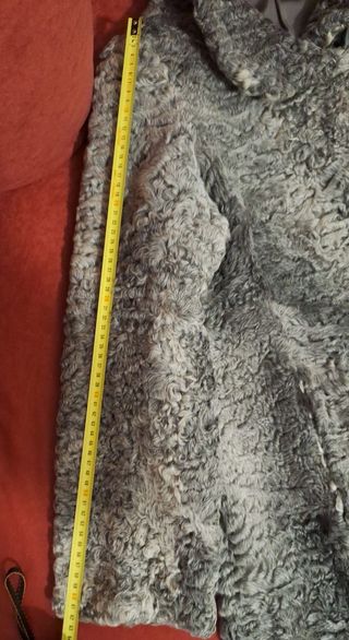 Giaccone vintage donna grigio lana