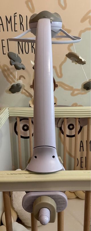 Carrusel/Móvil de cuna gris COMO NUEVO Infantino