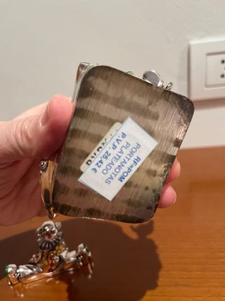 Figuras resina baño plata