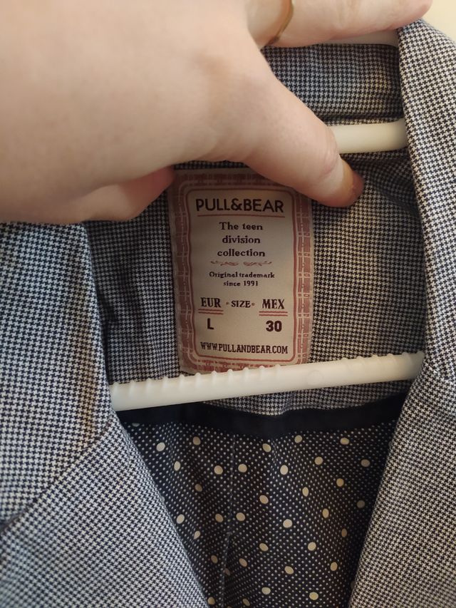 Americana azul clara