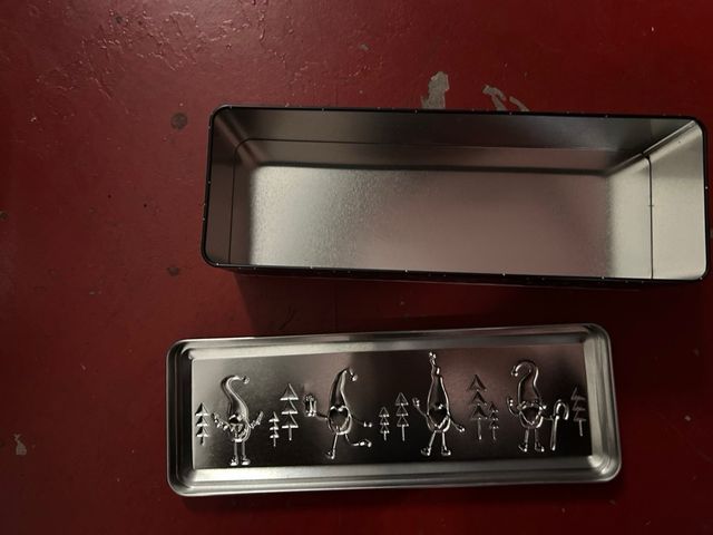 Scatola rettangolare natalizia