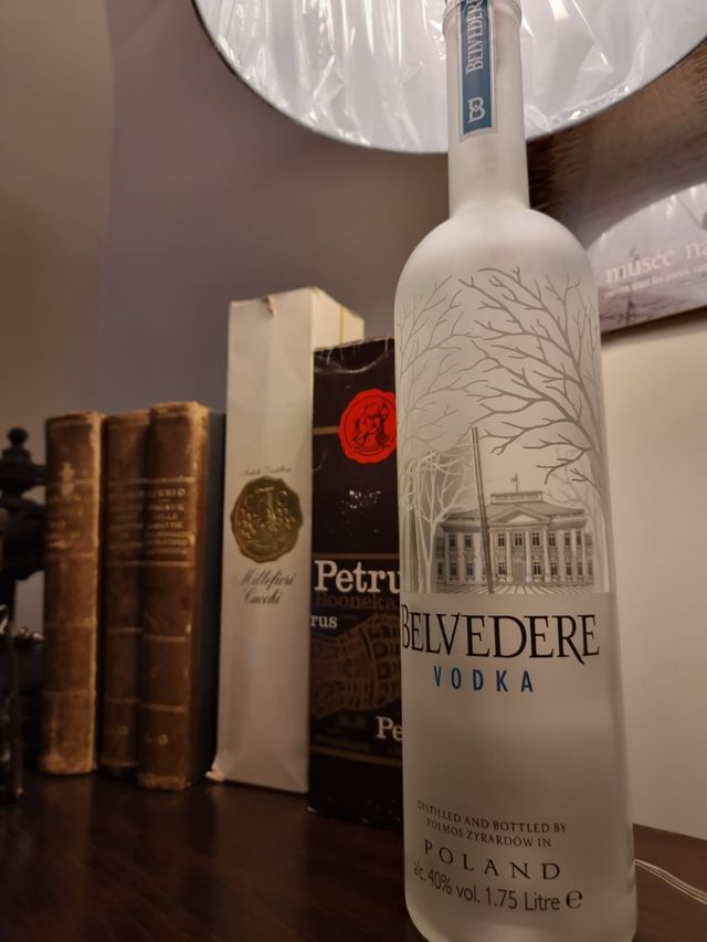 Lampada bottiglia Belvedere Magnum